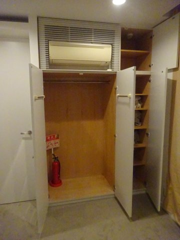 クリフサイドテラスの収納|大きなものも収納できそうです