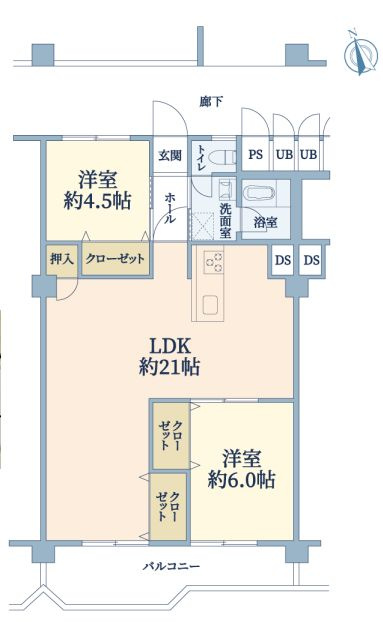 新吉田第二住宅の間取り