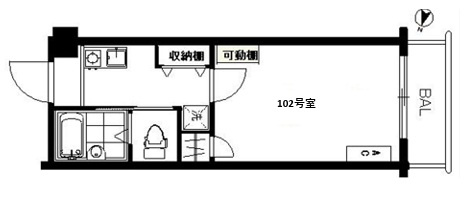 フォセット白楽の間取り