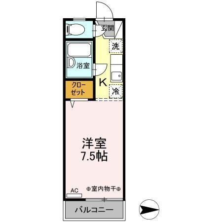 コーポエルムの間取り