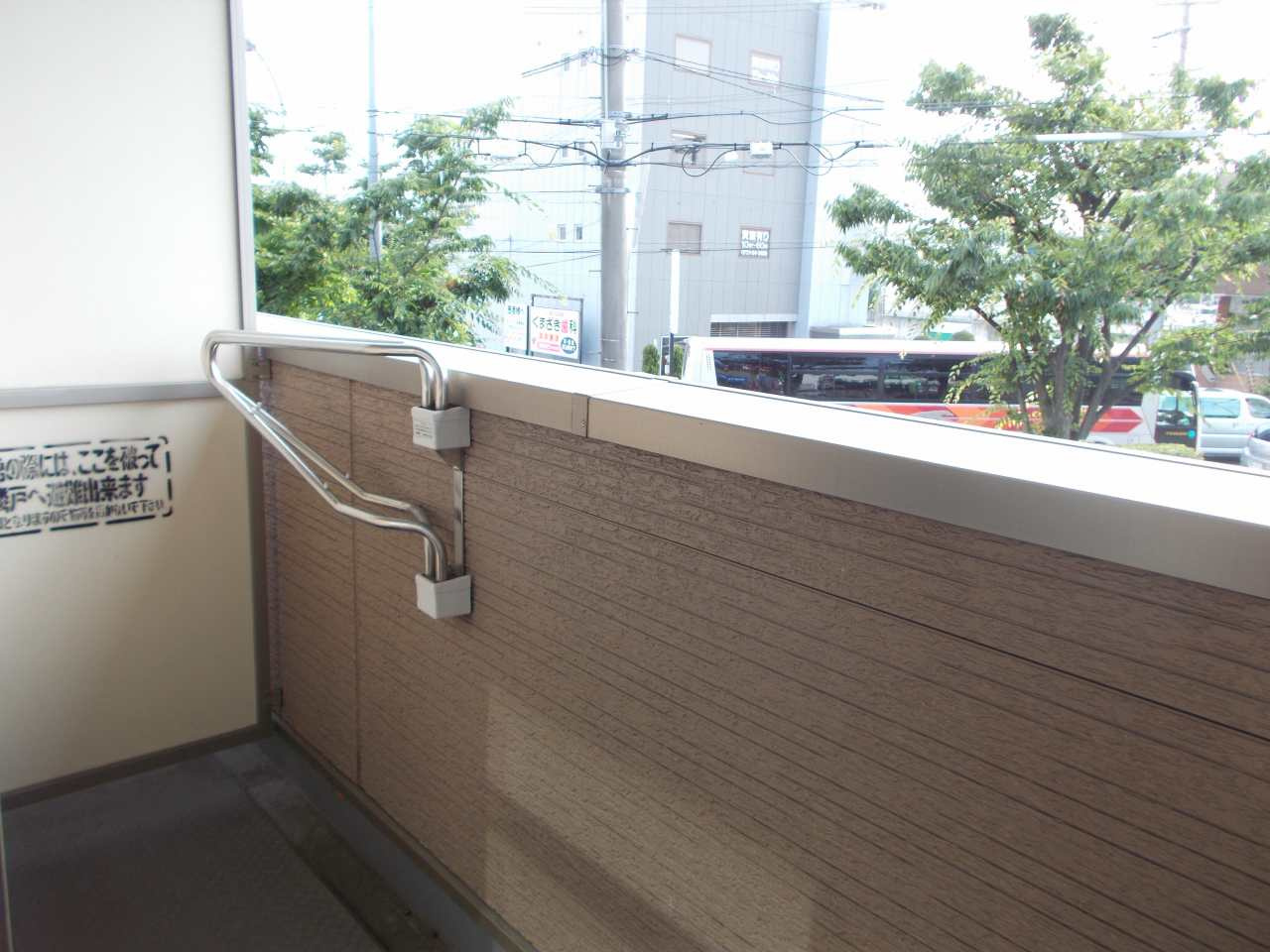 田井戸ハウスのバルコニー