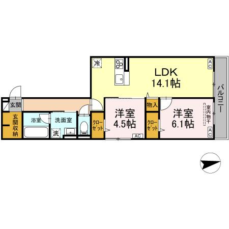 【間取り】 | D-PRECIOUS狛江東和泉