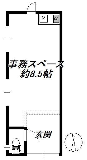 鶴が台事務所の間取り