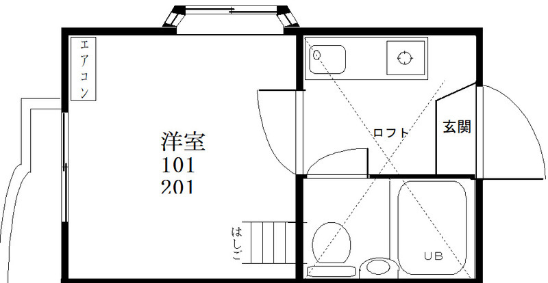 エスポワールＡ棟の間取り