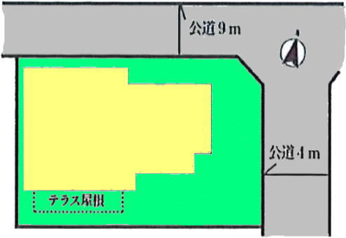 桶川市上日出谷　中古戸建の区画図