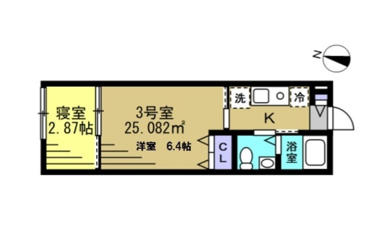 KT松戸六実の間取り