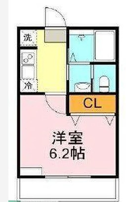 ル・パピヨン　仲介手数料（賃料の1.10ヵ月）の50％OFF対象物件！の間取り