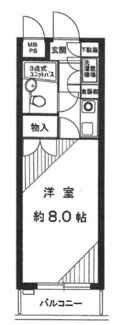 【間取り】 | エンゼルイン大森 | 間取りです。
