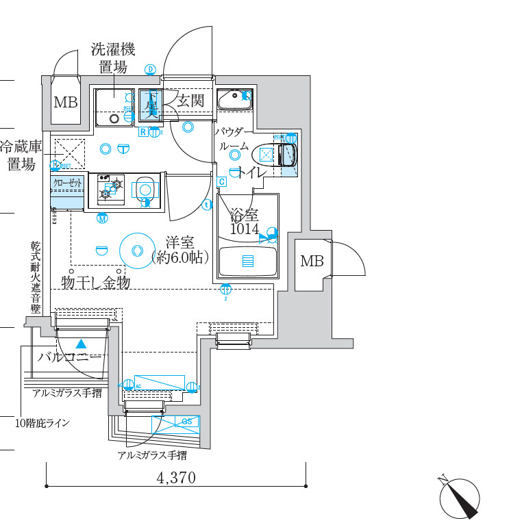 MAXIV国立矢川の間取り