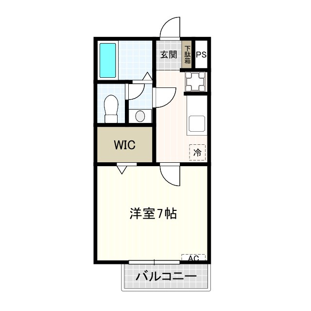 杉並区荻窪２丁目のアパートの間取り