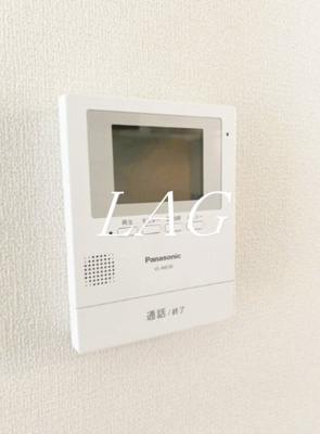 【セキュリティ】 | パームコテージB棟 | モニター付きインターフォンです。