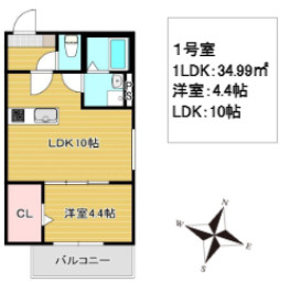 【間取り】 | Crecia前原駅前