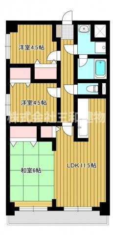 カーサメディオの間取り