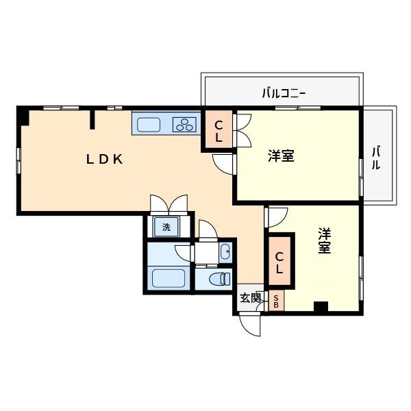 パークビューハイツの間取り|間取りです。