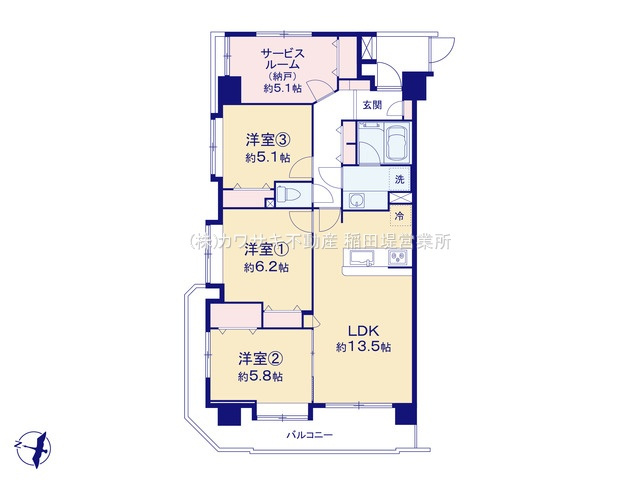 【間取り】 | ドメス登戸新町