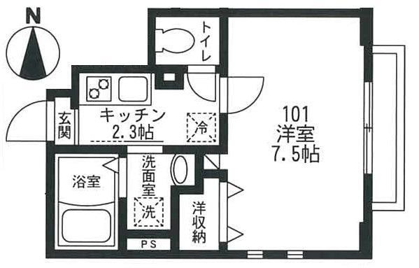 【間取り】 | Regulus国立(レグルス国立)