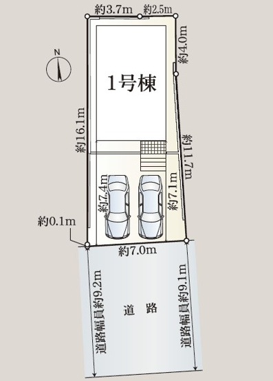 【間取り】 | 磐田市中泉 2期 新築一戸建て | 区画図です