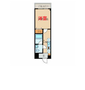 【間取り】 | ジェイ・スリーハイツ | 洋室6.1帖です　・インターネット使用料無料