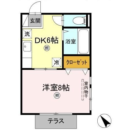 ハイツミレムの間取り