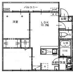 【間取り】 | ＫＥＩＡＩ　ＲＥＳＩＤＥＮＣＥ　北小金Ⅲ | 間取りです。