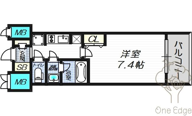 Mid Cout Umekitaの間取り