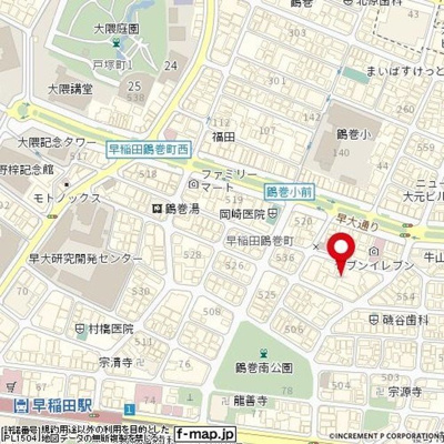 【地図】 | パレステュディオ早稲田