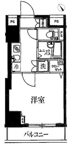 スカイコート田端第３の間取り