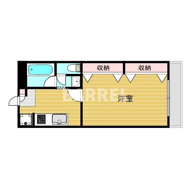 サンフラッツ新大阪別館の間取り