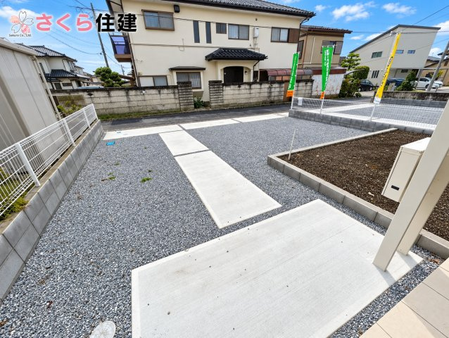 宇都宮市鶴田町第24　2号棟の駐車場