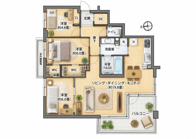 セブンフォレストヒルベイコートの画像