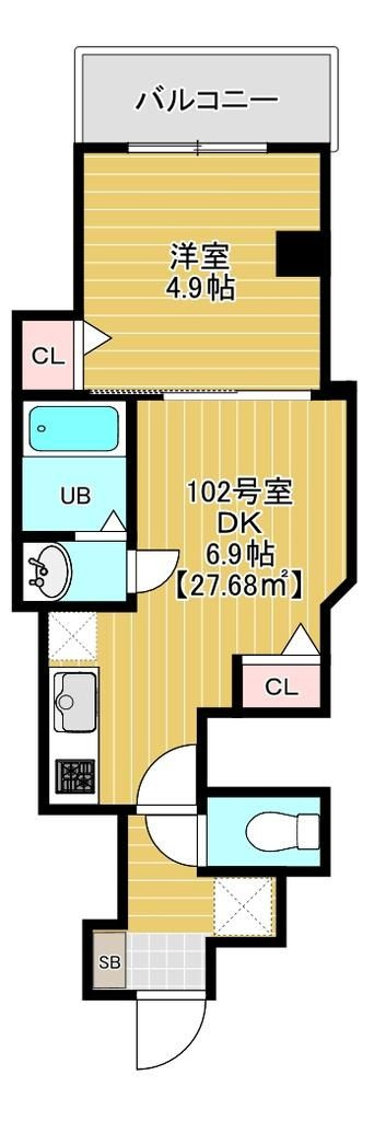 金太郎ヒルズ３７２の間取り