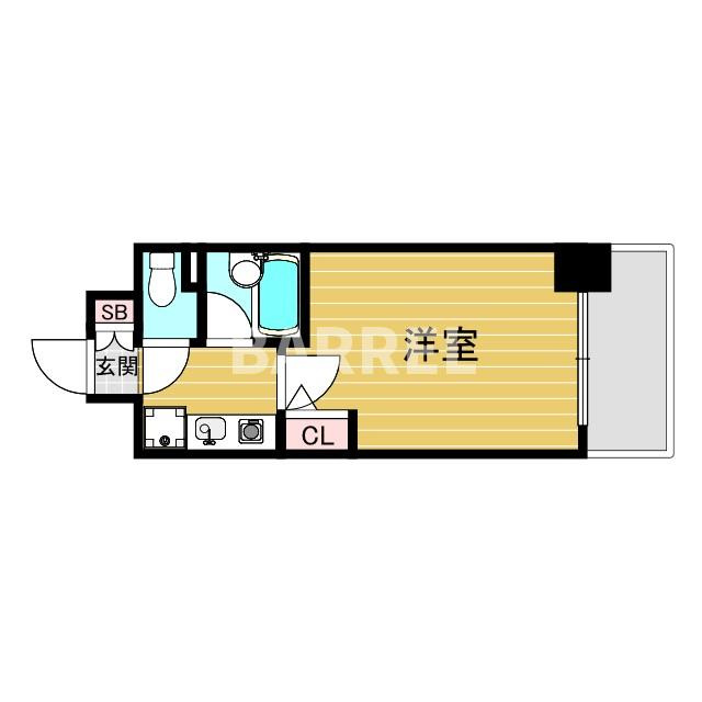 エスリード新大阪第7の間取り