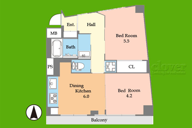 【間取り】 | 大森三井マンション | お部屋の間取り図です。機能的な造りをご確認ください。～即日のご見学可能～　お問合せはお気軽に。