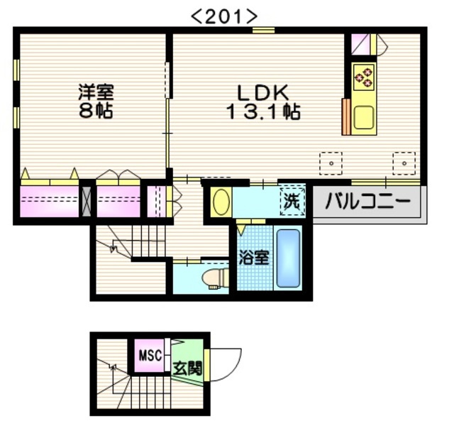 アル　リケの間取り