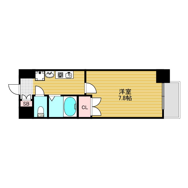 コンセール裕恵の間取り