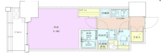 門前仲町レジデンス九番館の間取り