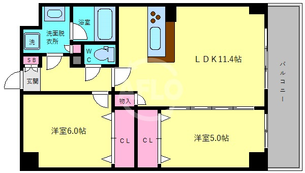 グレイス南栄の間取り|GRACE南栄　間取り