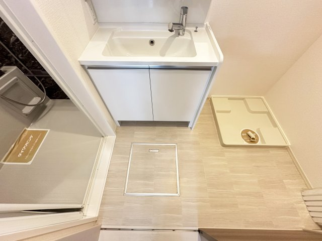 ヴィラ新本町の洗面所