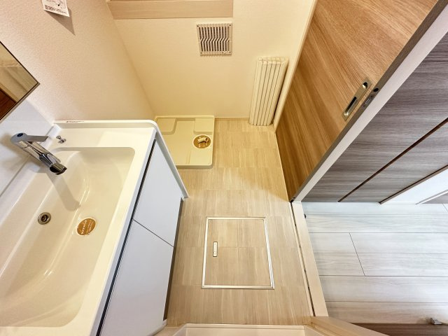 ヴィラ新本町の洗面所