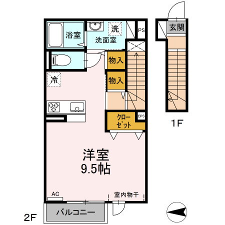 ヴィラ新本町の間取り