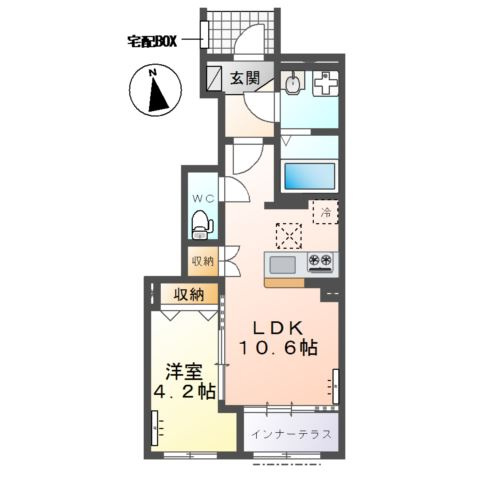 つくば市大曽根新築アパート（仮の間取り