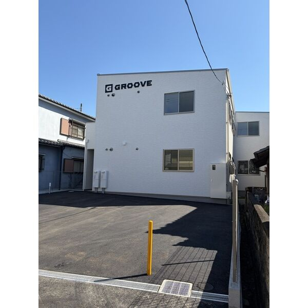 三田町新築アパートの外観