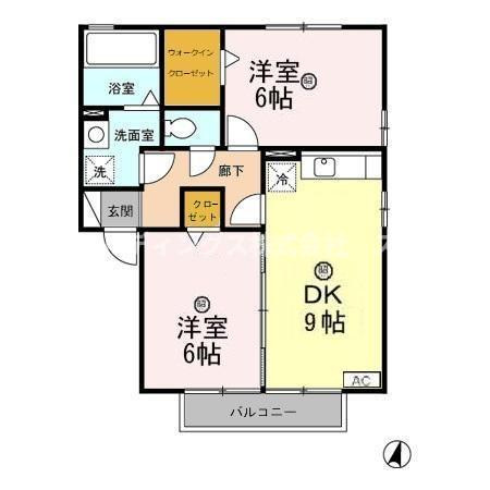 グリーンハイツ小山 C棟の間取り