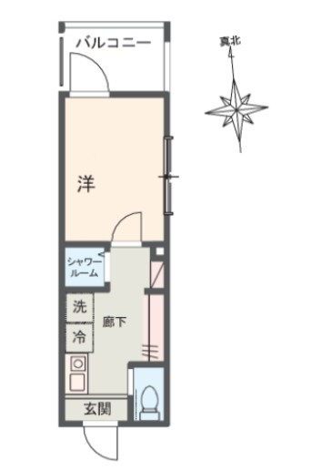 MELDIA東向島Ⅱの間取り