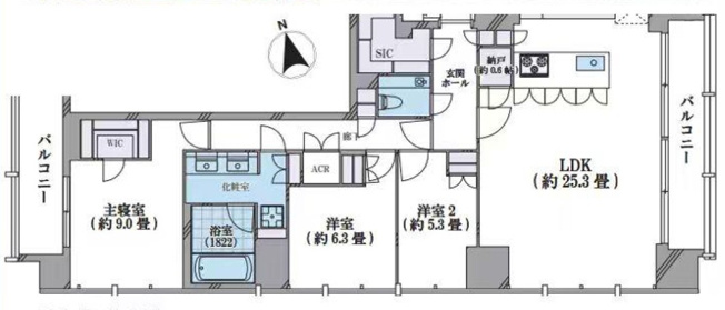 【間取り】 | ディアナガーデン恵比寿 The House