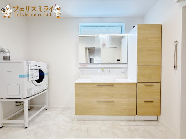 神戸市西区福吉台２丁目新築戸建１号地の独立洗面台