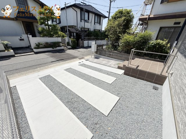 神戸市西区福吉台２丁目新築戸建１号地の駐車場