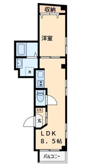 【間取り】 | Ｃａｓａ　Ｃｈｉａｒａ | 間取りです。