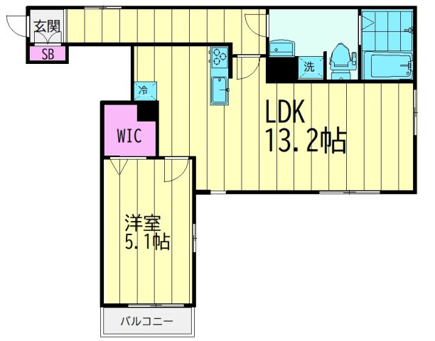 S-FLAT Ⅴの間取り