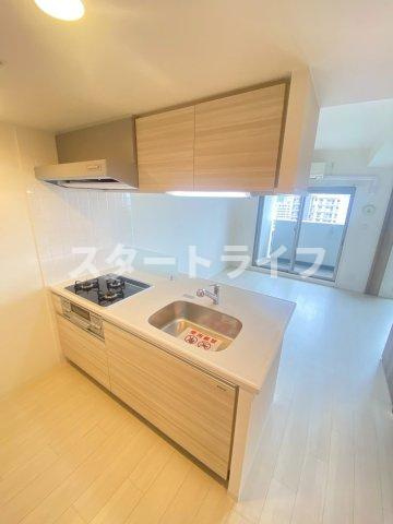 大阪市淀川区木川西２丁目の賃貸マンションのキッチン